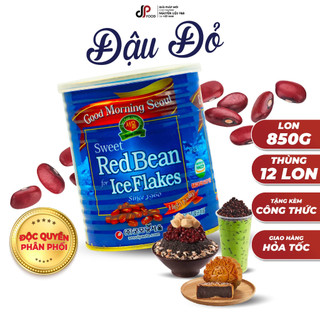 Đậu đỏ đóng hộp Good Morning Seoul - Hộp 850G - Làm chè, topping trà sữa, kem, bingsu, bánh cá, bánh đồng xu...