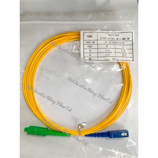 Dây nhảy quang SC / APC - SC / UPC single mode simplex 2.0 3m