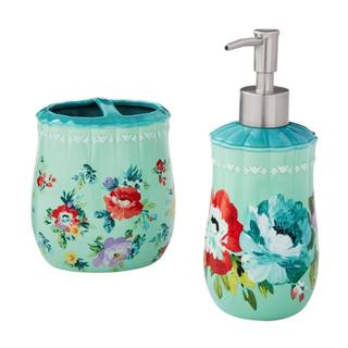 Sét bình chiết xà phòng & hộp đựng bàn chải đánh răng The Pioneer Woman