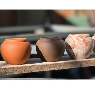 Chậu đất nung chum mini 5x6cm