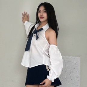 Sơ mi tay rời kèm cà vạt GLORIOUS