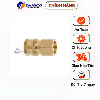 Đầu Nối Nhanh Bằng Đồng Đầu Cái Nối Nhanh 1/4 Ren Nối 14mm Khớp Nối Nhanh Béc S*ng Xịt Rửa Xe | TAHICO