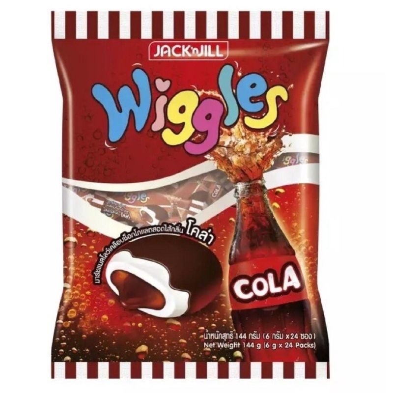 KẸO BÔNG MARSHMALLOW SOCOLA DÂU VIỆT QUẤT WIGGLES 108G