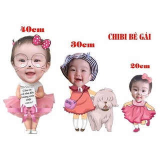 Chibi sinh nhật cho bé trai,bé gái