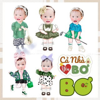Chibi sinh nhật cho bé trai,bé gái