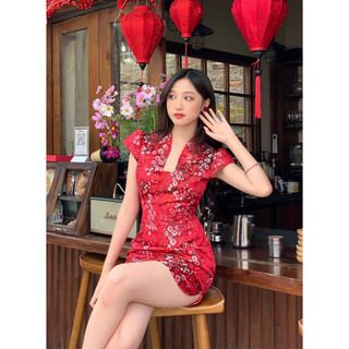 Váy Gấm Xuân Sang Cao Cấp May Đo Theo Yêu Cầu