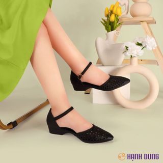 [HCM] Giày Sandal Hạnh Dung HD29138AY ( Màu Kem - Bò - Đen - Trắng )