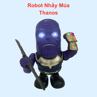 Robot nhảy múa đồ chơi robot cho bé hình Thanos có nhạc vui nhộn đèn sáng lấp lánh nhựa siêu bền