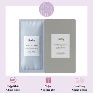 Huxley sample - gói dùng thử sản phẩm dưỡng da - giao ngẫu nhiên