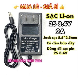Sạc 2s 8.4v 2a có đèn báo đầy