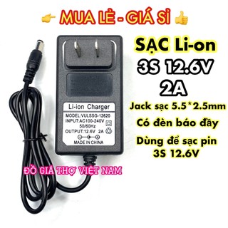 Sạc 3s 12.6v 2a có đèn báo đầy
