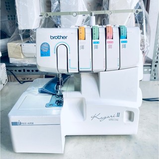 Máy vắt sổ gia đình JUKI /BROTHER 4 chỉ Nhật nội địa , chập áo thun đẹp , xén vải mượt