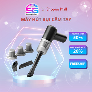 Máy hút bụi Smart Gadgets cầm tay mini hút bụi ô tô giường đệm sạc cổng tiếp nối USB tiện nghi nhỏ gọn - HB1