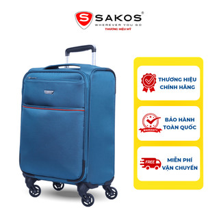 Vali Kéo Vải Du Lịch SAKOS ELITE 4.5 - Size XS (18inch)/ Xách Tay (Cabin) - Khóa TSA - Chống Thấm, Trượt Nước