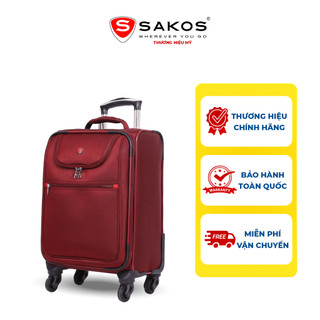 Vali Kéo Vải SAKOS CHAMPION 4.5 - Size XS (18inch)/ Xách Tay (Cabin) - Khóa TSA - Vải Chống Thấm, Trượt Nước