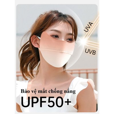 Khẩu trang chống nắng MYT Khẩu trang chống nắng chống tia UV UPF 50+ chất liệu lụa thoáng khí nhanh khô màu gradient