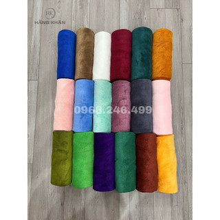 Xả kho khăn trải gối,quấn đầu,lau tóc microfiber siêu mềm kt 30.50cm