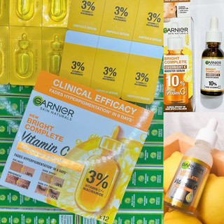 Tinh chất tăng cường sáng da mờ thâm Garnier
