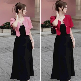 Thời Trang Nữ Set Đầm Váy Body 2 Dây Thun Tăm Đi Tiệc Bigsize 40-95kg From Dáng Ôm Tết Noen Noel