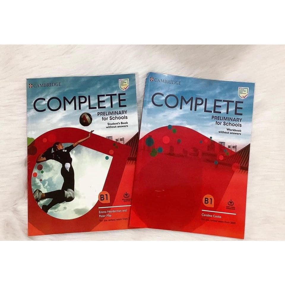 Sách - COMPLETE  PRELIMINARY FOR SCHOOL - bộ 2 cuốn