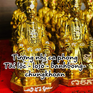 tượng nhị ca huynh dát vàng