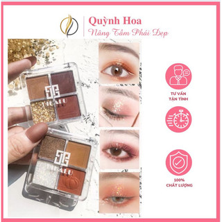 Phấn mắt 4 ô DIKALU Pumpkin Wine Red 20
