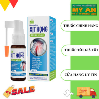 DUNG DỊCH XỊT HỌNG NHẤT NHẤT