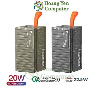 Sạc Dự Phòng Remax RPP-609 60000Mah Container (Sạc Nhanh QC3.0 18W, 22.5W, PD20W, VOOC 2.0) - BH 1 Năm - Hoàng Yến