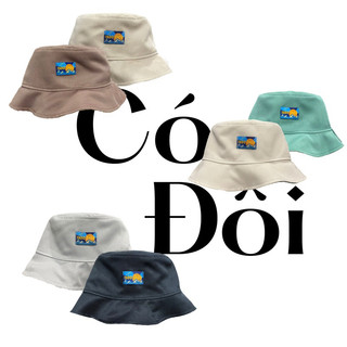 Nón tai bèo vành ngắn che nắng, đội được 2 mặt "CÓ ĐÔI" BUCKET HAT