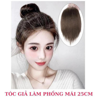 Tóc mái giả che hói 15cm tóc giả kẹp phồng che hói mái tóc tnddp3 ❤️freeship❤️