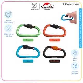 Móc khóa đa năng carabiner naturehike 8cm nh15a008-d