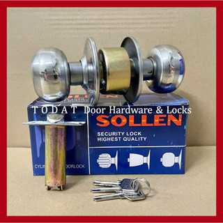 Sollen khoá tay nắm tròn solien cò dài, cò ngắn - solien knob door lock