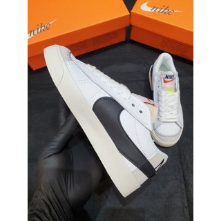 Giày Nike BLAZER LOW 77 WHITE BLACK hàng siêu cấp- FULL BOX