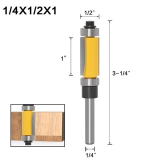 Mũi phay vát cạnh gỗ có 2 vòng bi