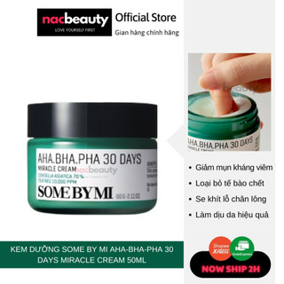 Kem Dưỡng Some By Mi AHA-BHA-PHA 30 Days Miracle Cream 50ml