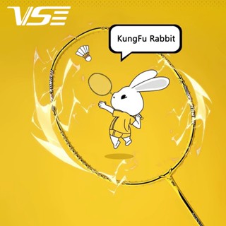 Vợt cầu lông VS Kongfu Rabbit chính hãng 4UG6 carbon graphite, vợt Venson thỏ vàng luyện tập thi đấu chuyên nghiệp