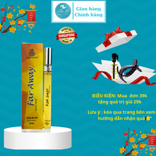 Nước hoa nữ chính hãng thơm lâu , hương ngọt ngào,cuốn hút - Singapore Jolie Dion Far Away 15ml