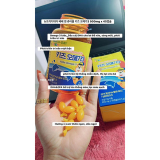 Omega 3 kids_Dầu cá/ DHA cho bé Bổ não, sáng mắt, phát triển trí não
