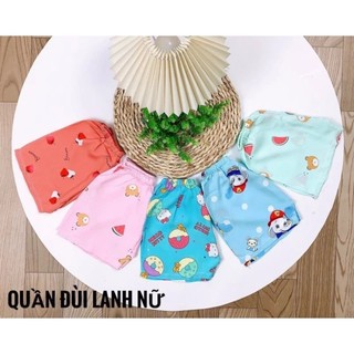 Quần Cộc Sơ Sinh Vải Lạnh Lụa Mềm Mát