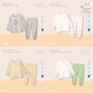 Bộ quần áo dài cúc vai treasure chaang ss24