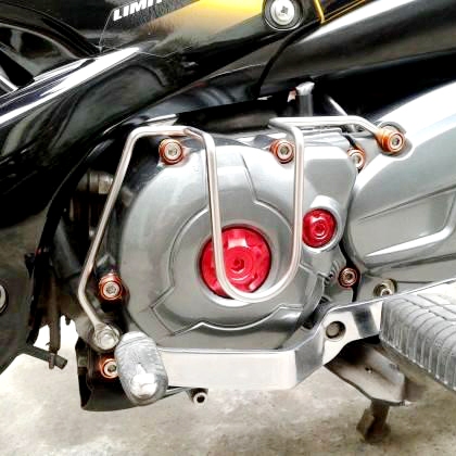 Bộ bảo vệ lốc máy Jupiter Finn, Sirius Fi, Jupiter Fi 2014-2025 Inox Titan Artistar