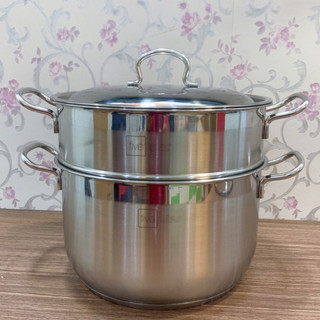 Bộ nồi xửng hấp 3 đáy từ inox 430 FiveStar Standard nắp inox tặng 1 muỗng canh (24cm /26cm / 28cm /30cm /32cm)