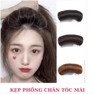 Kẹp phồng chân tóc Độn phồng mái loại cài làm bằng tóc tơ TNDDP01
