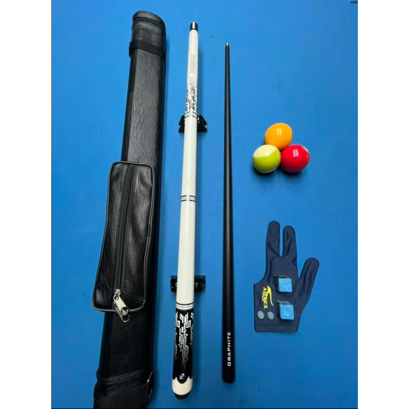 Combo Gậy Bia Phủ Carbon, Ngọn 13mm Chuyên Lỗ