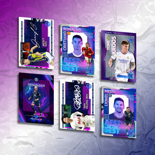 Thẻ cầu thủ bóng đá SKY UCL C1 | Messi Ronaldo Mbappe De Bruyne Haaland Benzema Salah Kante Lewandowski CR7 M10 Son Kane