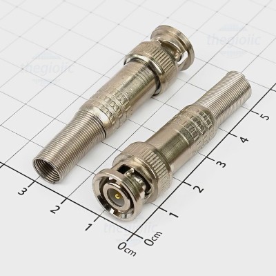 [3 Cái]- BNC-Q9-75-5 Đầu BNC Đực Nối Dây Thẳng Hàng