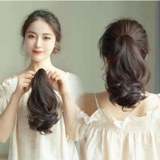 Tóc giả ngoặm tóc giả ngoặm xoăn ngắn 25cm n40 ❤️freeship❤️