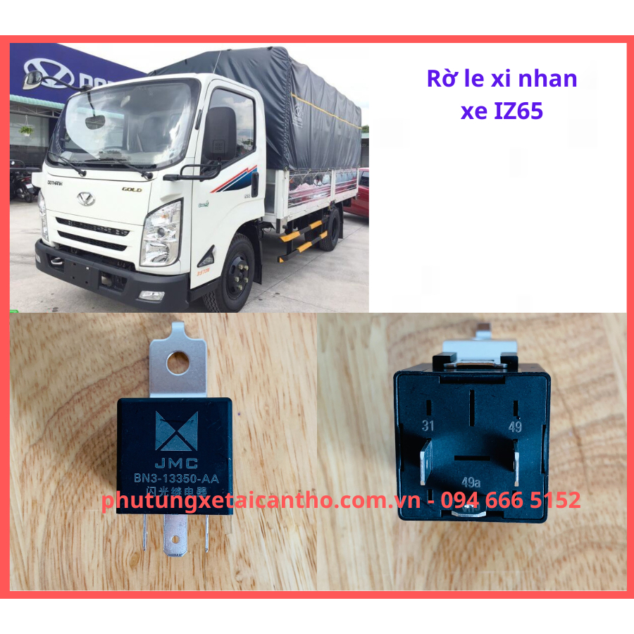 Rờ le xi nhan xe Đô Thành IZ65- Hàng JMC
