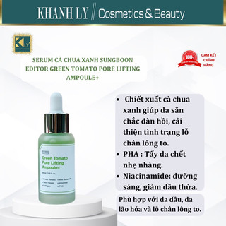 Serum Tinh Chất Sungboon Cà Chua Xanh Green Tomato