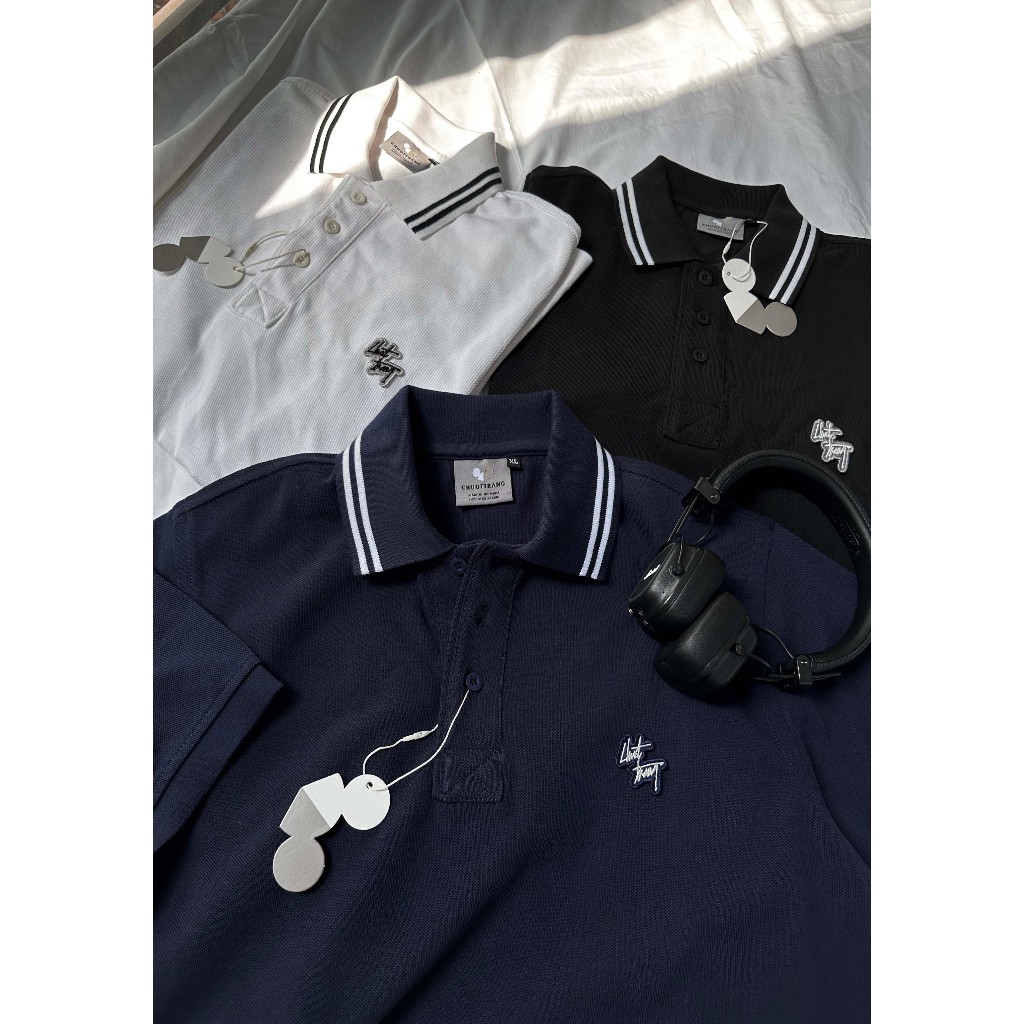 ÁO POLO sọc cổ CHUOT TRANG